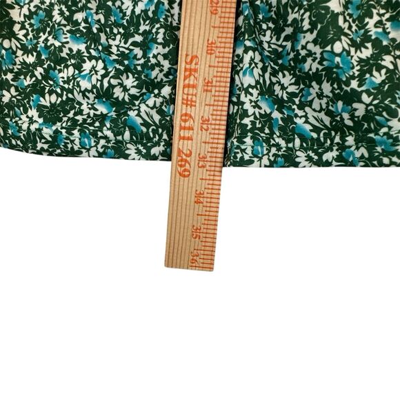 Ueal Women floral Smocked Midi Dress L Boho Paesant Fairy Festival Cottagecore - Picture 12 of 12